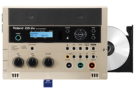 SD/CDレコーダー（Roland CD-2u）①※通常レッスンで使うもの