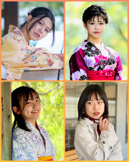 葵魂(あおだま)芸能部 企画撮影会 テーマ「和服」
