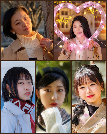 葵魂(あおだま)芸能部 企画撮影会 テーマ「イルミネーション」